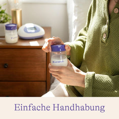 Lansinoh Muttermilchflaschen, 4 X 160 Ml - Zur Sicheren Muttermilch Austellungen - Neues Kompaktes Design Für Verbesserte Stabilität - Mit Stapelbarem Deckel Accesorios Alimentación y Lactancia Bebe Naty Shop