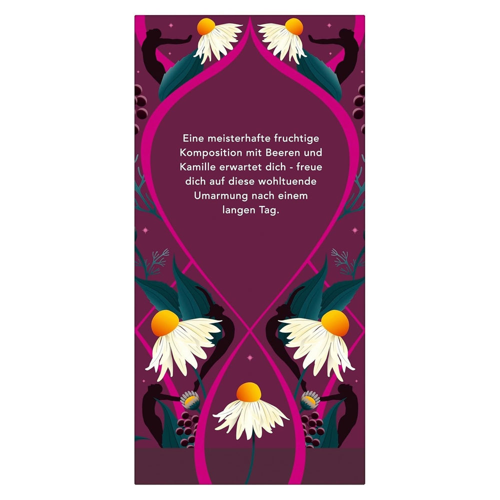 Pukka | Ceai de fructe bio „Night Time Berry” | Mușețel, coacăze negre și mure | Ceai pentru o seară relaxantă | Fără cofeină | Pachet de 1 | 20 pliculețe de ceai