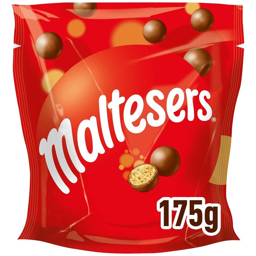 Maltesers Bolas de chocolate con centro crujiente y ligero, snack de chocolate aireado, 1 paquete (1 x 175 g)