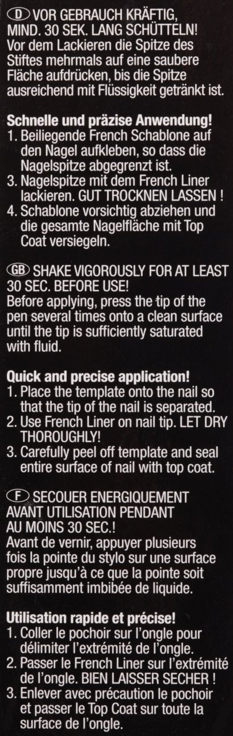 Alessandro Effect French Liner Milk White 1 paquete (1 x 5 ml + 3,2 ml)