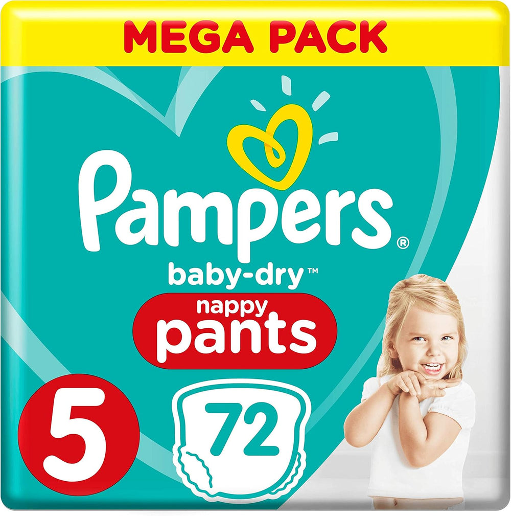 Pañales Pampers Baby-Dry, talla 8, 43 pañales, a partir de 19 kg, pack Jumbo+