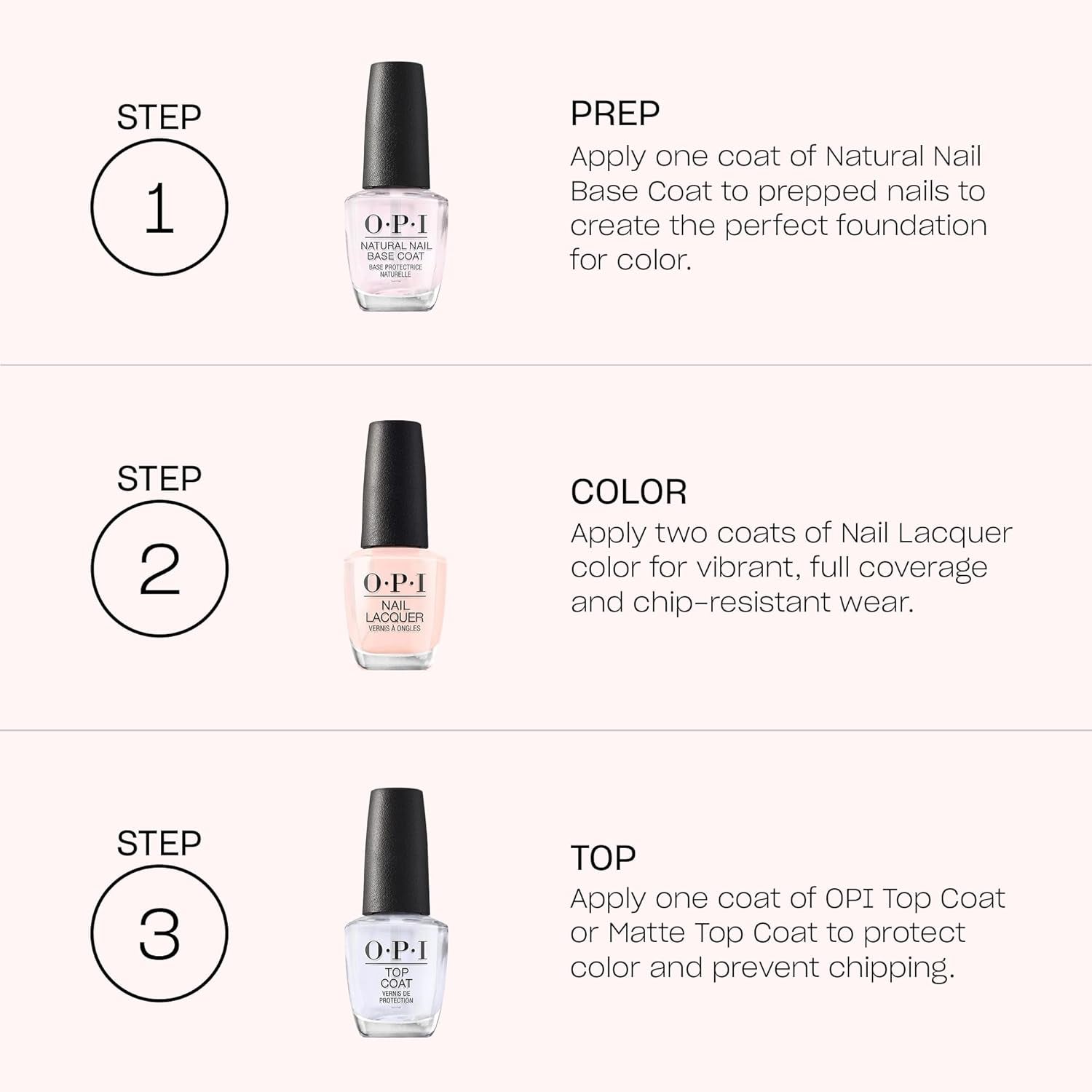 OPI Nail Lacquer en tonos de rojo y naranja - Esmalte de uñas de secado rápido, resistente a las astillas y de larga duración - dura hasta 7 días - con cepillo ProWide extra ancho