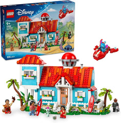 LEGO Ç€ Casa de playa Disney "Lilo y Stitch" - Juguete de construcción con 6 habitaciones, observatorio, nave espacial y 5 minifiguras - Regalo de cumpleaños para niñas y niños mayores de 9 años y fans 43268 Juegos de construcción Beuche den LEGO-Store Default Title