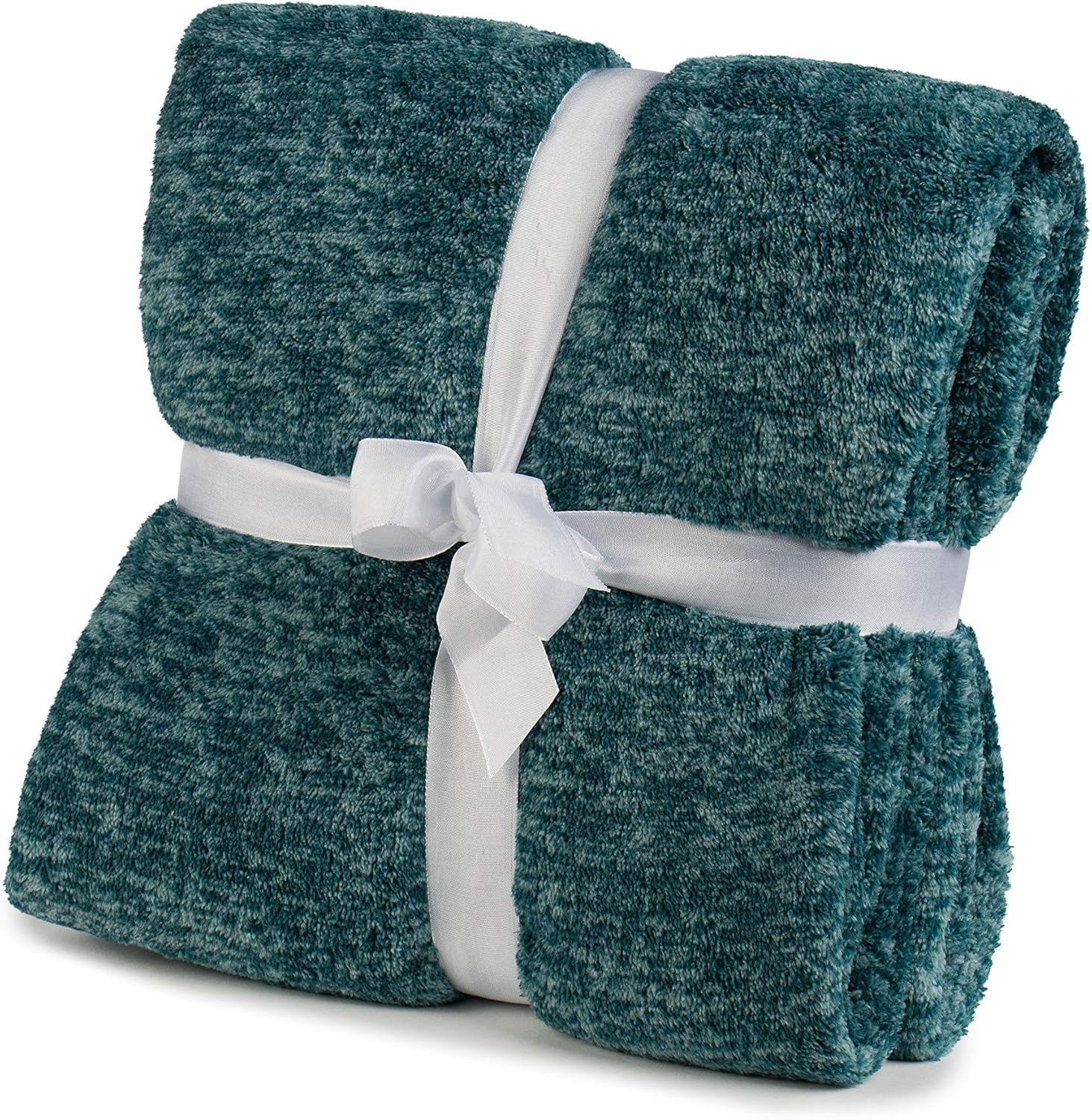 Gözze - Manta cómoda y vivaz de mármol, 150 x 200 cm - Camas y mantas de color petróleo Besuche den Gözze-Store