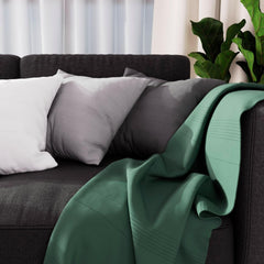 Soleil d'ocre adele plaid, funda para sillón, polialgodón, gris, 140 x 200 cm camas y mantas besuche den soleil d'ocre-store Greetings 140 x 200 cm