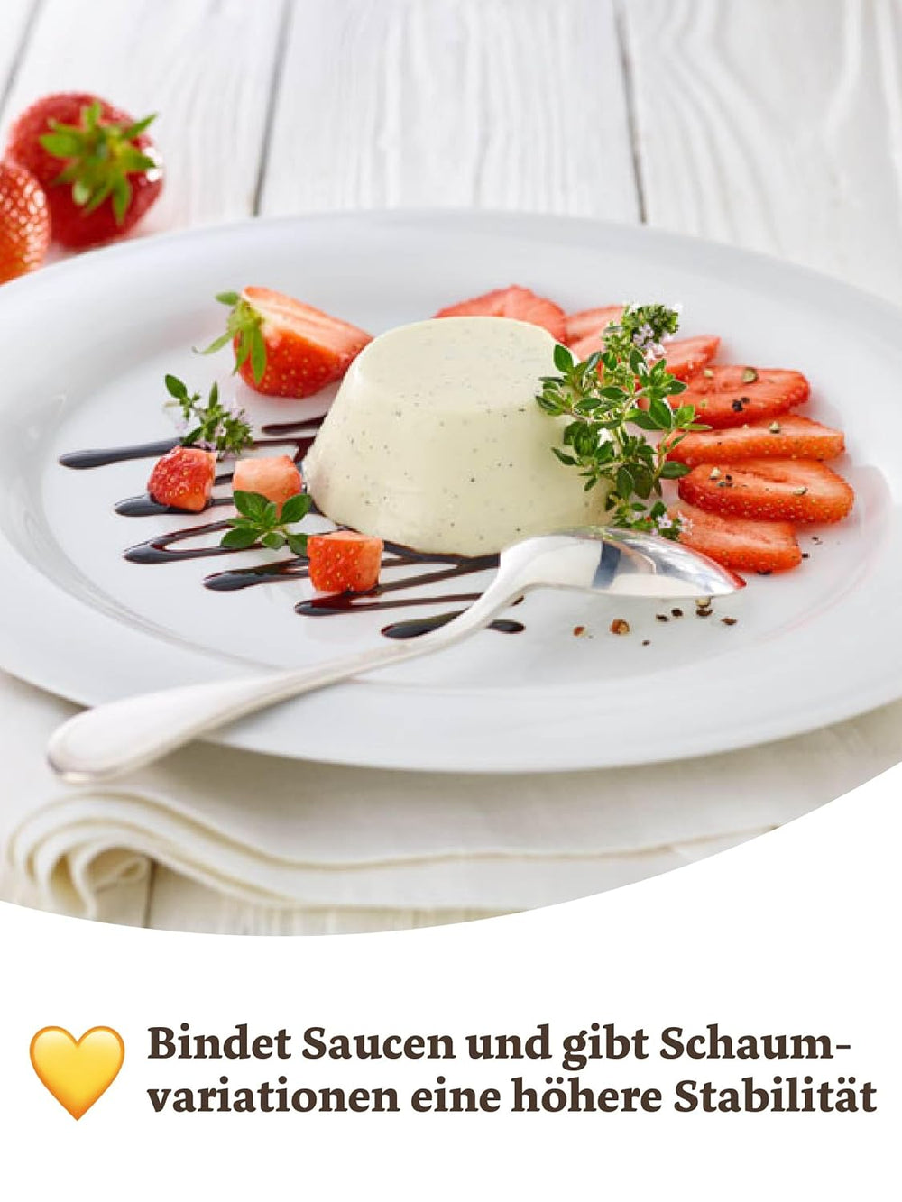 Kotanyi Gourmet Zitrusfaser | pflanzlicher Texturgeber, Alternative zu Mehl und Stärke, ca. 120g, 400ml