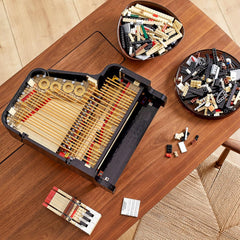 Ala de conciertos LEGO Ideas (21323); Bauset; Ihr eigener Konzertflügel; peajes Modellbauprojekt estimado Pianisten, Musiker, Musikliebhaber oder Bastler (3.662 Teile)