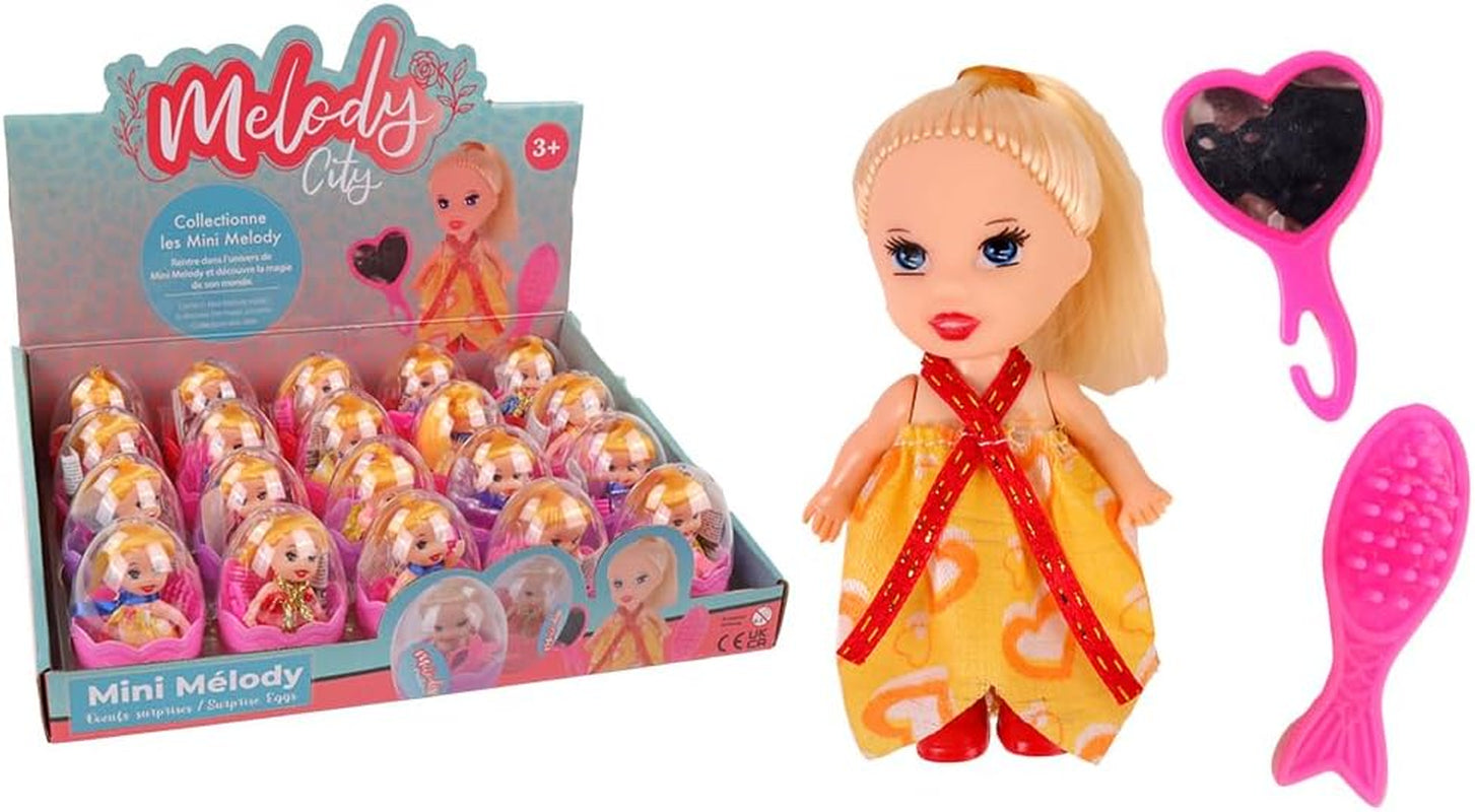- 20er Pack Eier mit Mini-Puppe - Moda - Maniquí Puppe - 010982PA - Mehrfarbig - Kunststoff - Figur - Puppe - Kinderspielzeug - Geburtstag - Zubehör - Ab 3 Jahren