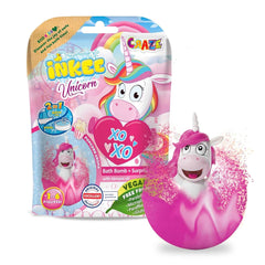 UNICORNIO TINTA | Bomba de baño para niños con sorpresa, 100 G, unicornio, aroma a palomitas Mother and Child Naty Shop 1X Unicornio
