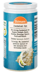 Ostmann Gewürze - Zwiebelsalz | Embalaje completo y reciclable | 60 g en Der Streudose