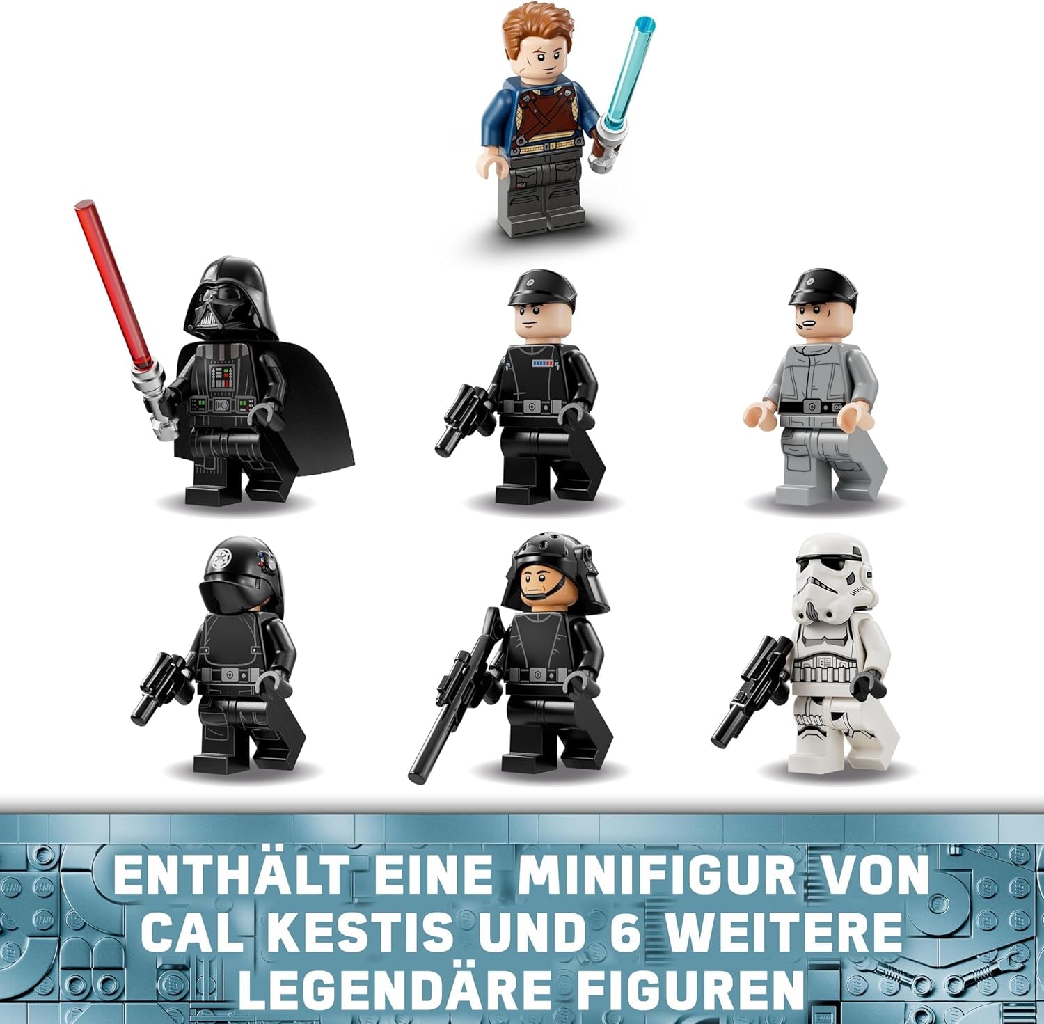 LEGO Star Wars Destructor Estelar Imperial, Set de Nave Estelar, Juguete de Construcción, Set de Juego de Darth Vader y Cal Kestis, Regalo de Cumpleaños para Niños, Niñas y Fanáticos 75394 Juegos de Construcción Besuche den LEGO-Store