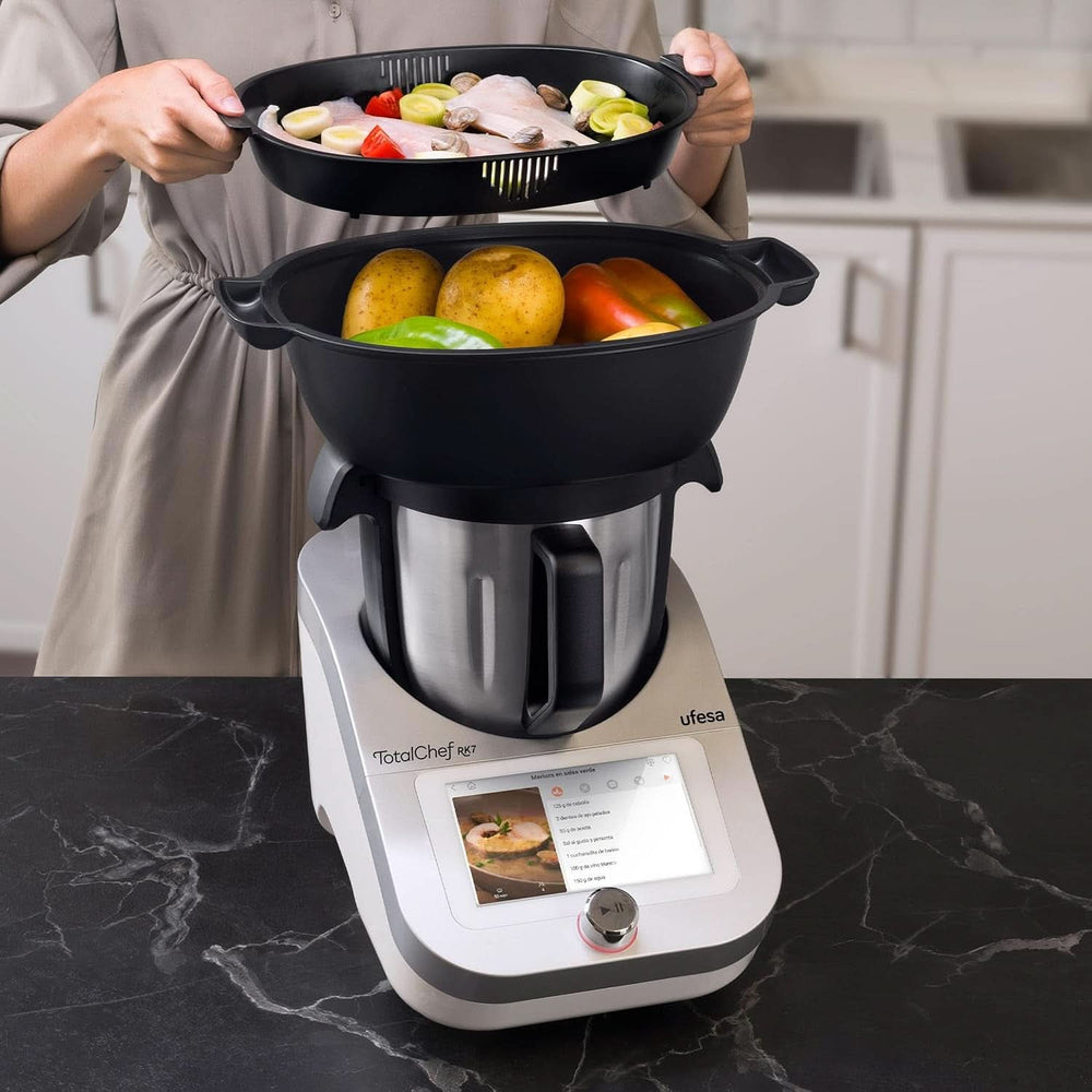 Ufesa Totalchef RK7, robot de cocina multifuncional con función cocción, WLAN, 30 funciones Naty Shop