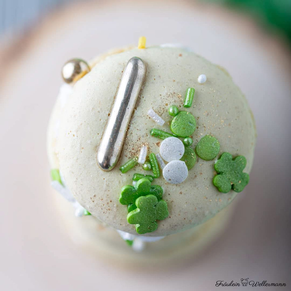 Super Streusel, Lucky Charms, Sprinkles de Azúcar Verde, 90 gramos Sprinkles Naty Shop