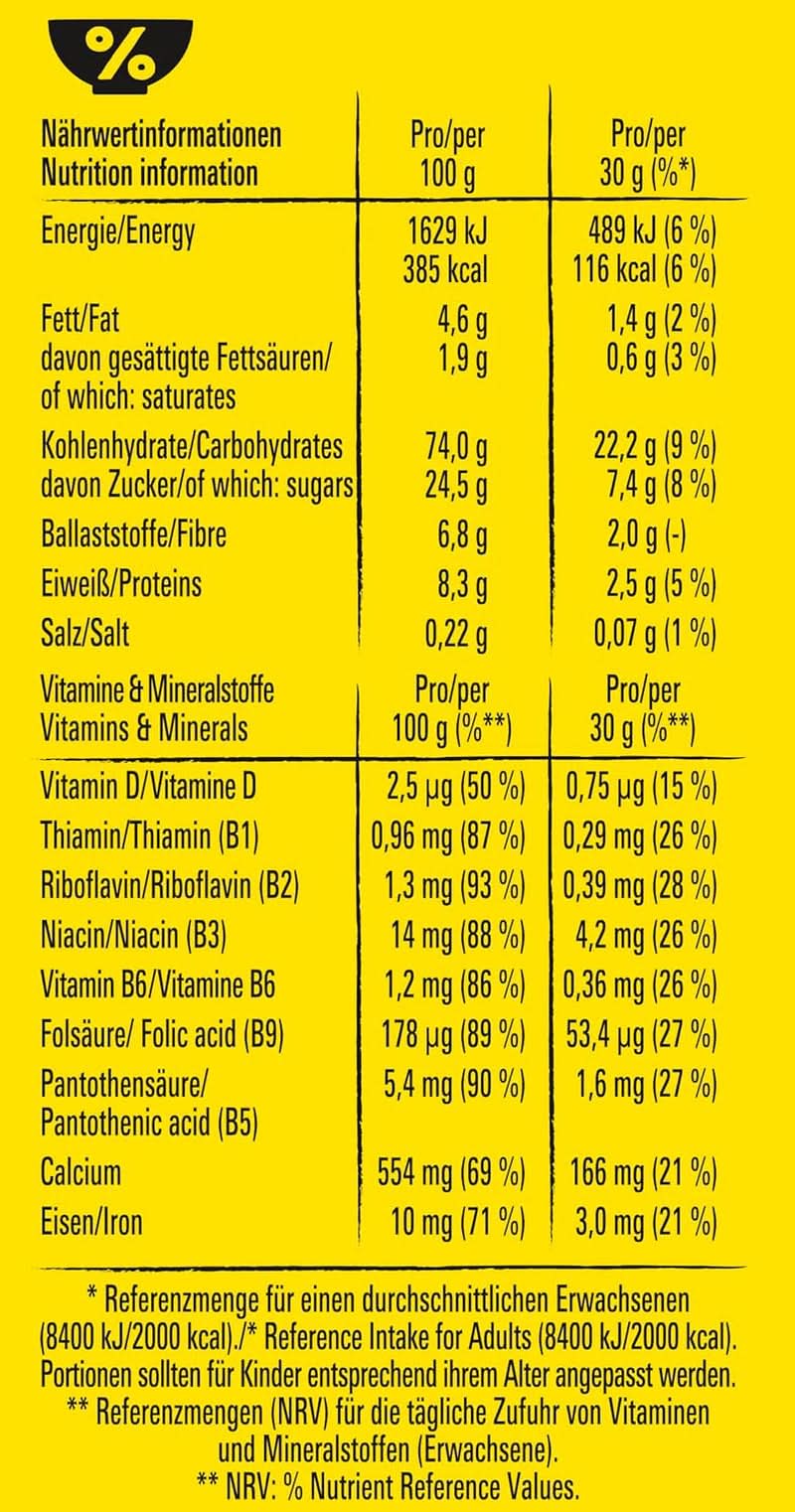NESQUIK Crunchy Brownie, cereale crocante pentru micul dejun cu bucăți de ciocolată, 300 grame Cereale Naty Shop