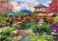 Educa - Puzzle de 1500 piezas para adultos | El jardín japonés. Dimensiones: 85 X 60 cm. Incluye pegamento para rompecabezas Fixpuzzle. Durante 14 años (19937) Puzzle Naty Shop