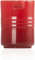 Cană de lapte din gresie Le Creuset, 150 ml, roșu cireș, 91051700060099