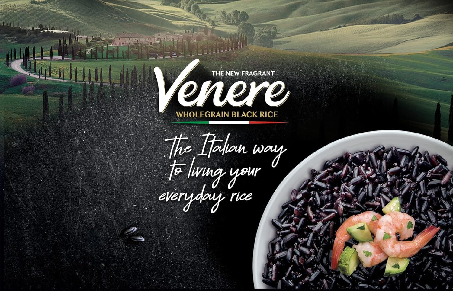 Scotti Arroz Integral Negro Riso Nero Venere 500 g