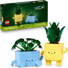 LEGO Botanicals Happy Plants - Set de bricolaje para niños con 2 flores artificiales y 2 macetas de colores con caras de dibujos animados - Idea de regalo para niñas a partir de 9 años - 10349 Juegos de construcción Besuche den LEGO-Store Default title