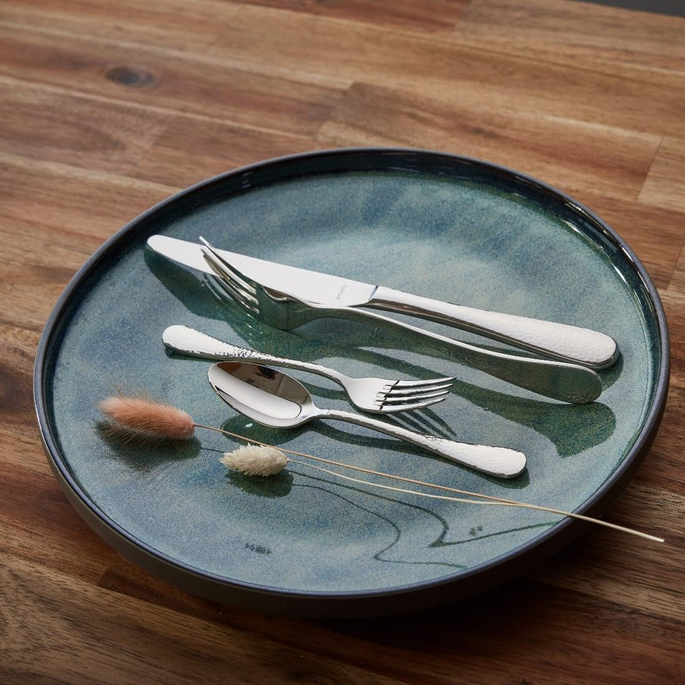 Juego de cubiertos Amefa Sierra 6 personas | Cocina de 24 piezas de acero inoxidable 18/10 Naty Shop