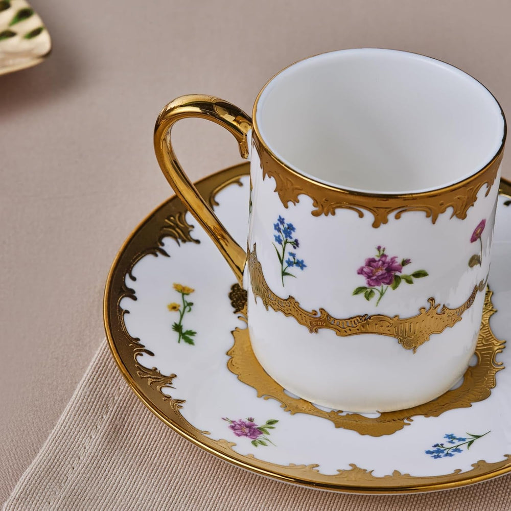 Cafea Karaca Bidter pentru 6 persoane, multicoloră