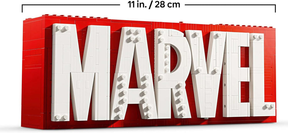 LEGO Marvel: Logotipo de Marvel y minifiguras - Set de colección de Hulk, Thor, Iron Man, Black Widow y Capitán América - Set de construcción de figuras de Los Vengadores - Regalo para niños y niñas a partir de 12 años 76313 Juegos de construcción Beuche den LEGO-Store