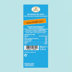 Barras de chocolate con leche Heidel Thank You 3x80 g, 16 minibarras de 5 g por paquete, Varias expresiones de agradecimiento, Exquisita idea de regalo