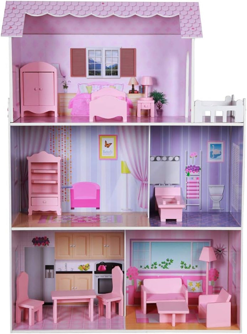 WOOMAX Colorbaby 85293 Casă de păpuși din lemn Casute de papusi Naty Shop Titlu implicit