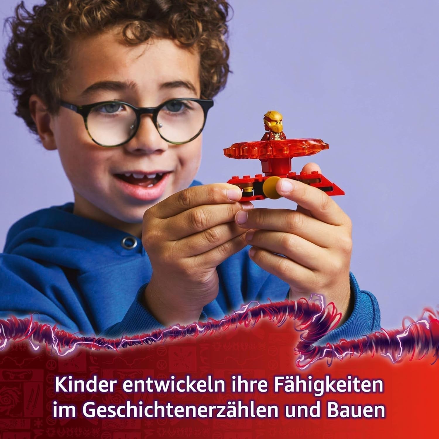 LEGO NINJAGO Spinjitzu Spinner Dragón de Kai - Juguete Ninja de Acción con 2 Minifiguras - Juego pequeño para niños - Idea de regalo para niños y niñas de 6 años en adelante 71823 Juegos de construcción Besuche den LEGO-Store