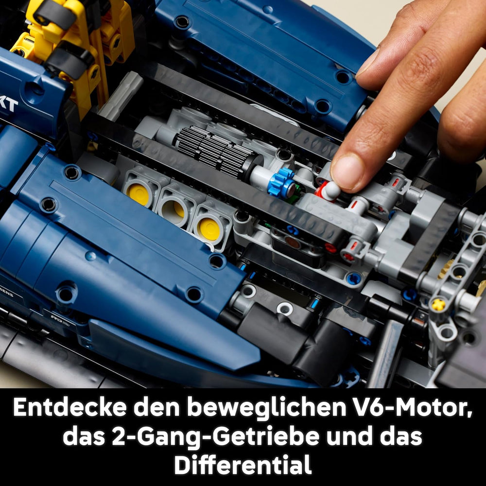 LEGO Technic Oracle Red Bull Racing RB20 F1 Rennauto Modell - Formel 1 Bauset zum Sammeln - V6-Motor, Getriebe, Lenkung & DRS im Maßstab 1:8 - Giftidee für Erwachsene & Teenager 42206