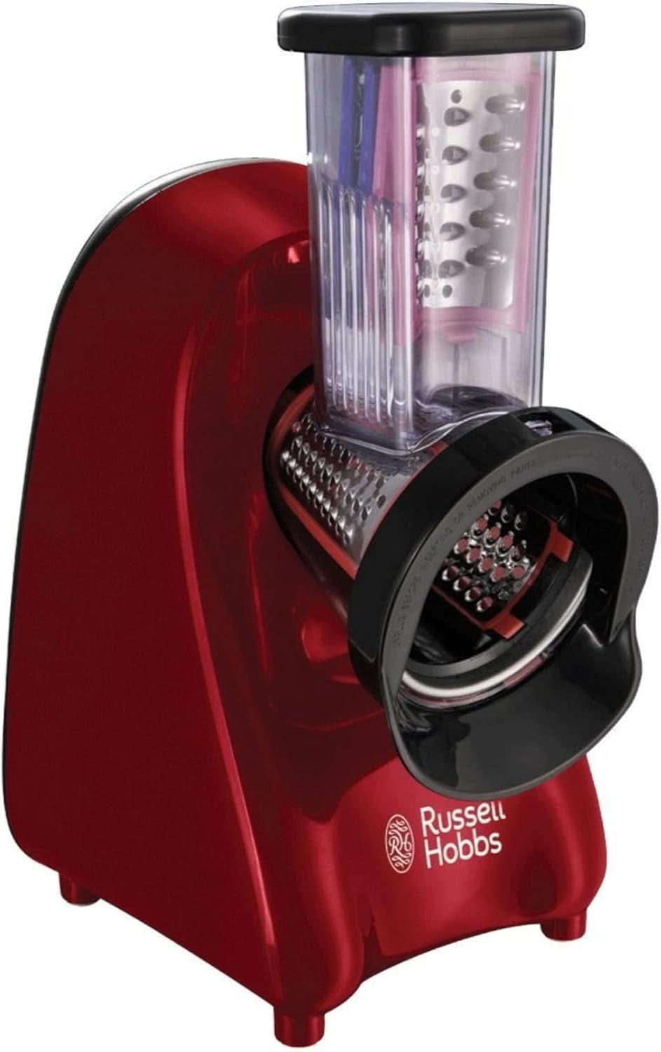 Russell Hobbs Standmixer [1,5L Glasbehälter] Desire Rot (Starker 0.9PS Motor, Impuls-/Ice-Crush-Funktion, Edelstahlmesser, Bpa-Frei Mixer, Elektrischer Zerkleinerer, Smoothie-Maker) 24720-56 Mama si Copilul Naty Shop Schnitzelwerk
