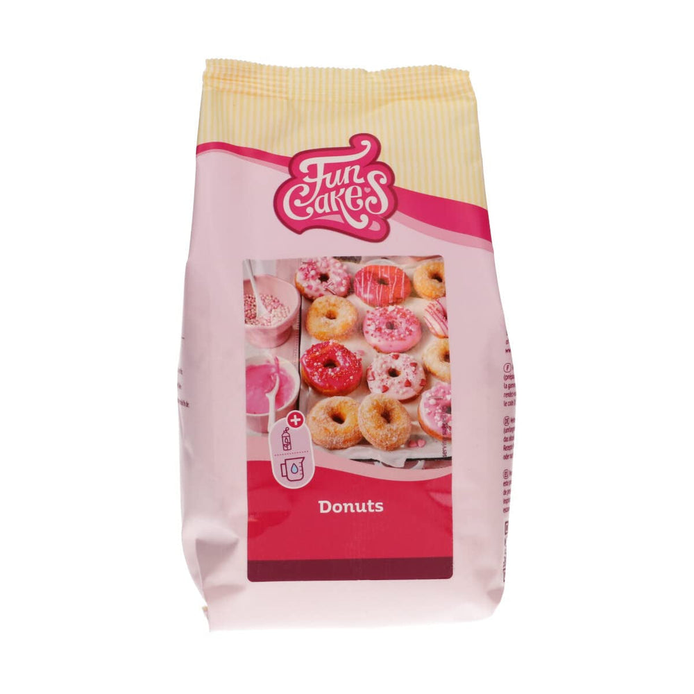 Funcakes Mix Für Donuts, Backen Sie Ganz Einfach Ihre Eigenen Donuts Zu Hause in Der Friteuse Oder Im Ofen, Halal. 500 G. Naty Título predeterminado de la tienda