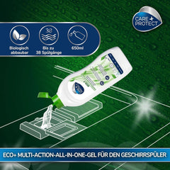 CARE+PROTECT - Gel ecológico para lavavajillas, hipoalergénico, 650 ml Naty Shop