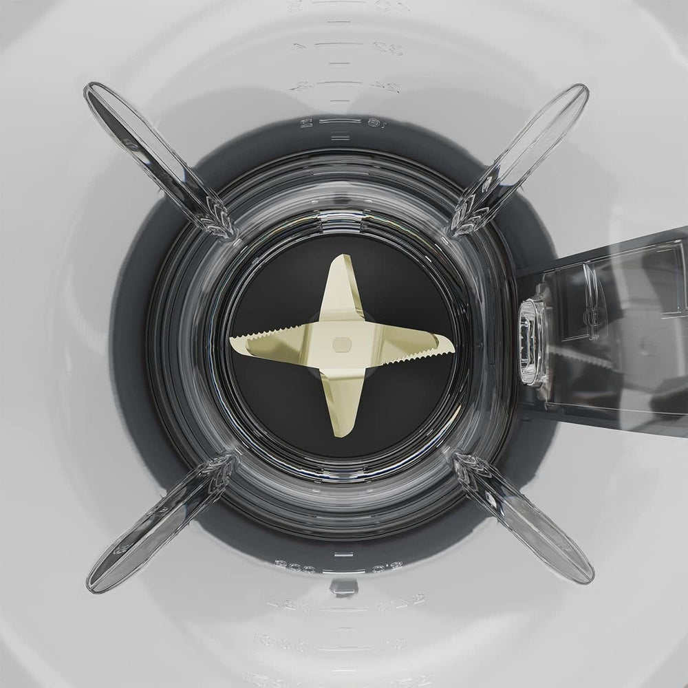 Grundig Delisia Novus SM 7140 Professioneller Batidora de pie, 1,5 litros, 800 W, 6-Fach Edelstahlmesser Mit Zirkonium-Beschichtung, 5 Geschwindigkeitsstufen + Pulse-Funktion, Dark Inox/Edelstahl Kitchen Naty Shop