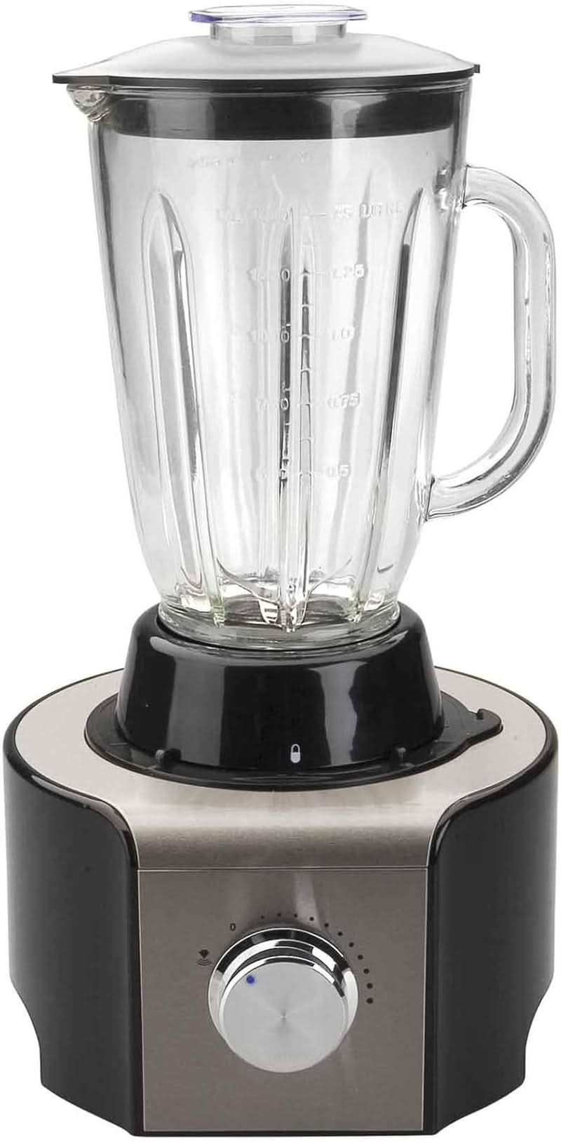 69079 -69079 robot-multifunción 800 w-negro, acero inoxidable, cristal y plástico, multicolor Madre e Hijo Naty Shop