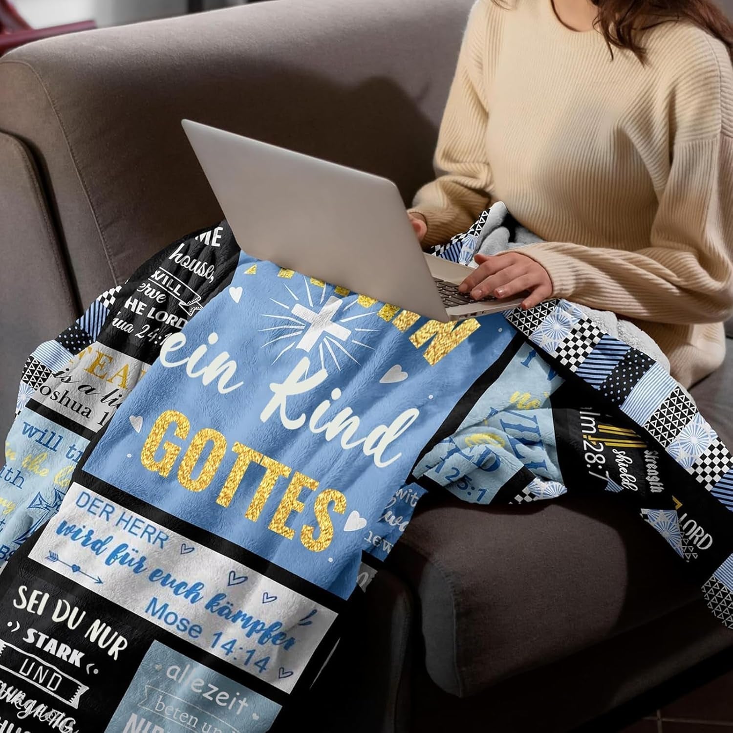 ZQYMM Regalos cristianos para mujeres y hombres, regalos de bautismo/confirmación para niñas/niños, inspiradores/religiosos, regalos espirituales católicos, regalos de cumpleaños cristianos ZQYMM Camas y mantas