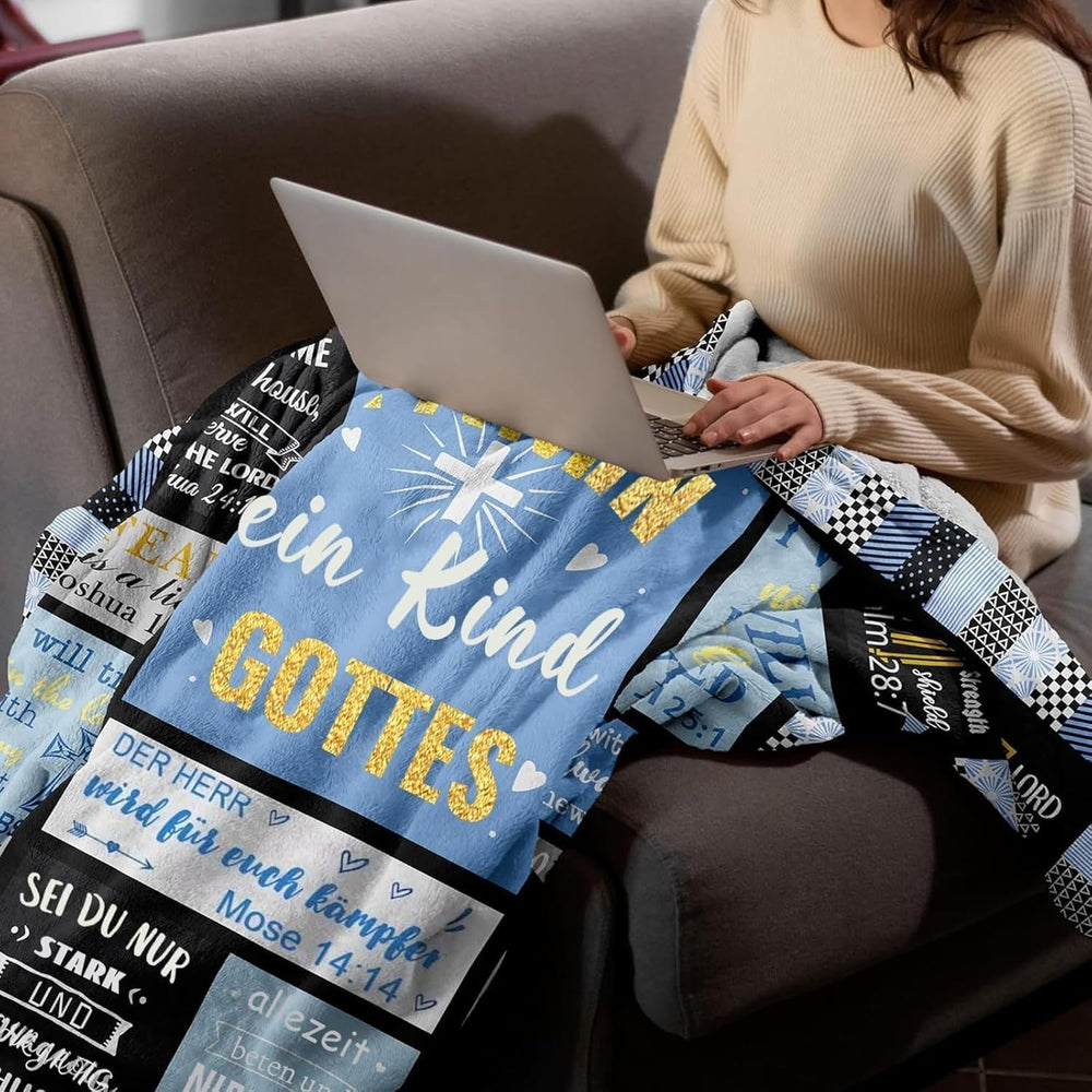 ZQYMM Regalos cristianos para mujeres y hombres, regalos de bautismo/confirmación para niñas/niños, inspiradores/religiosos, regalos espirituales católicos, regalos de cumpleaños cristianos ZQYMM Camas y mantas