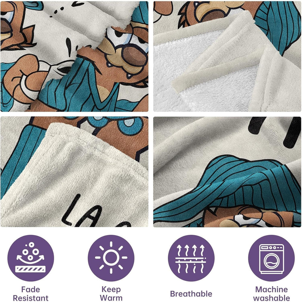 Pătură de flanel Juratar pentru tata - cadou pentru ziua de naștere, ziua tatălui și Crăciun - 152 X 130 cm Paturi si Cuverturi Besuche den Juratar-Store