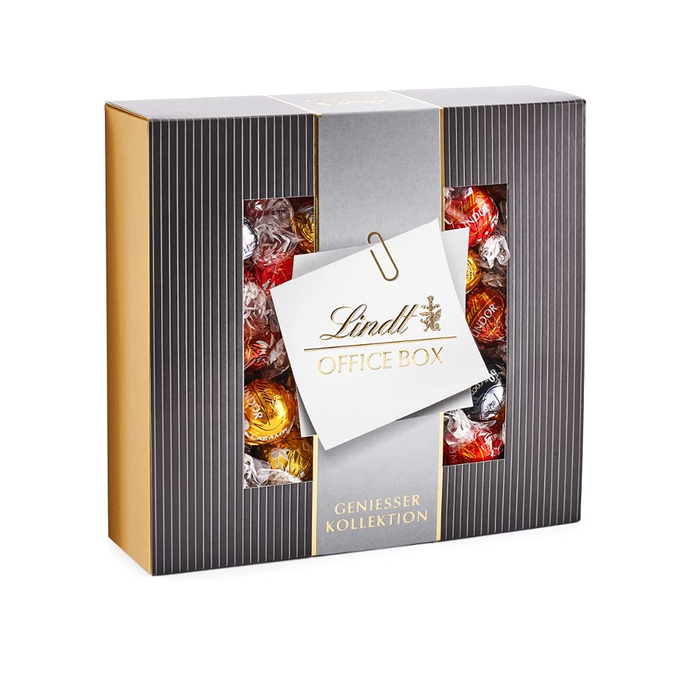Caja Lindt Chocolate LINDOR Home Office, varias cantidades y modelos Naty Shop Caramelos de Chocolate 935 gramos Lindt Office