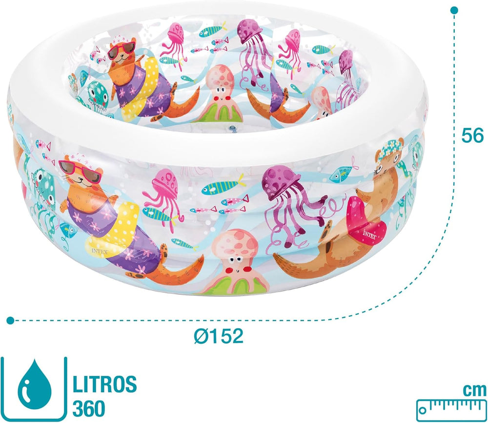Piscina para acuario Intex, multicolor, 152x152x56 cm, 58480NP