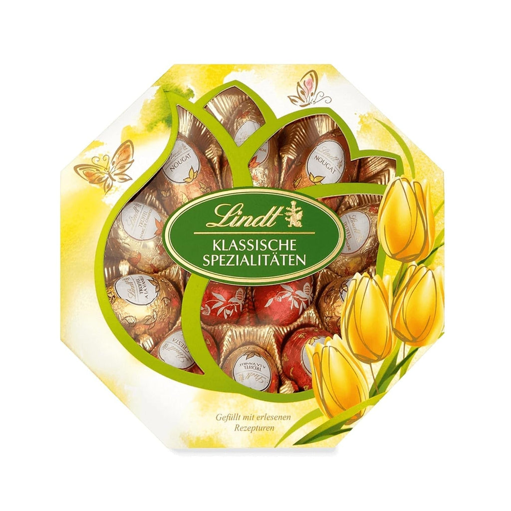 Ouă speciale Lindt & Sprüngli, casetă, diverse marimi Naty Shop Cutie de 216 grame
