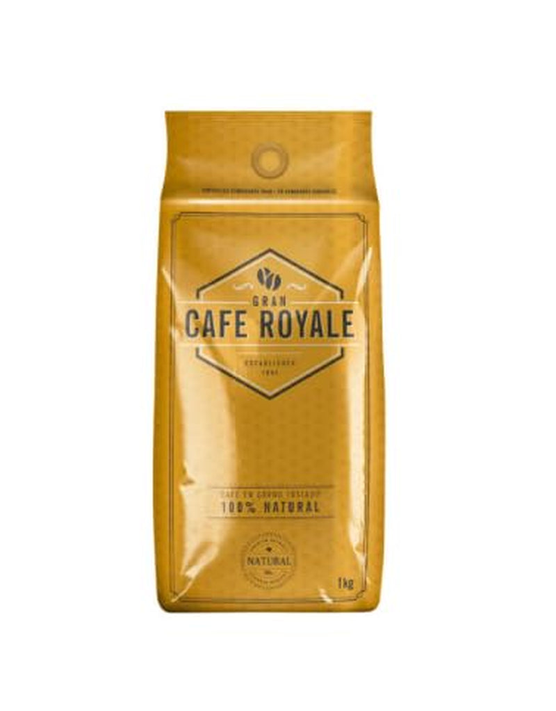 Gran Café Royale Natural – cafea 100% prăjită, 1 kg per pachet (10 kg în total)