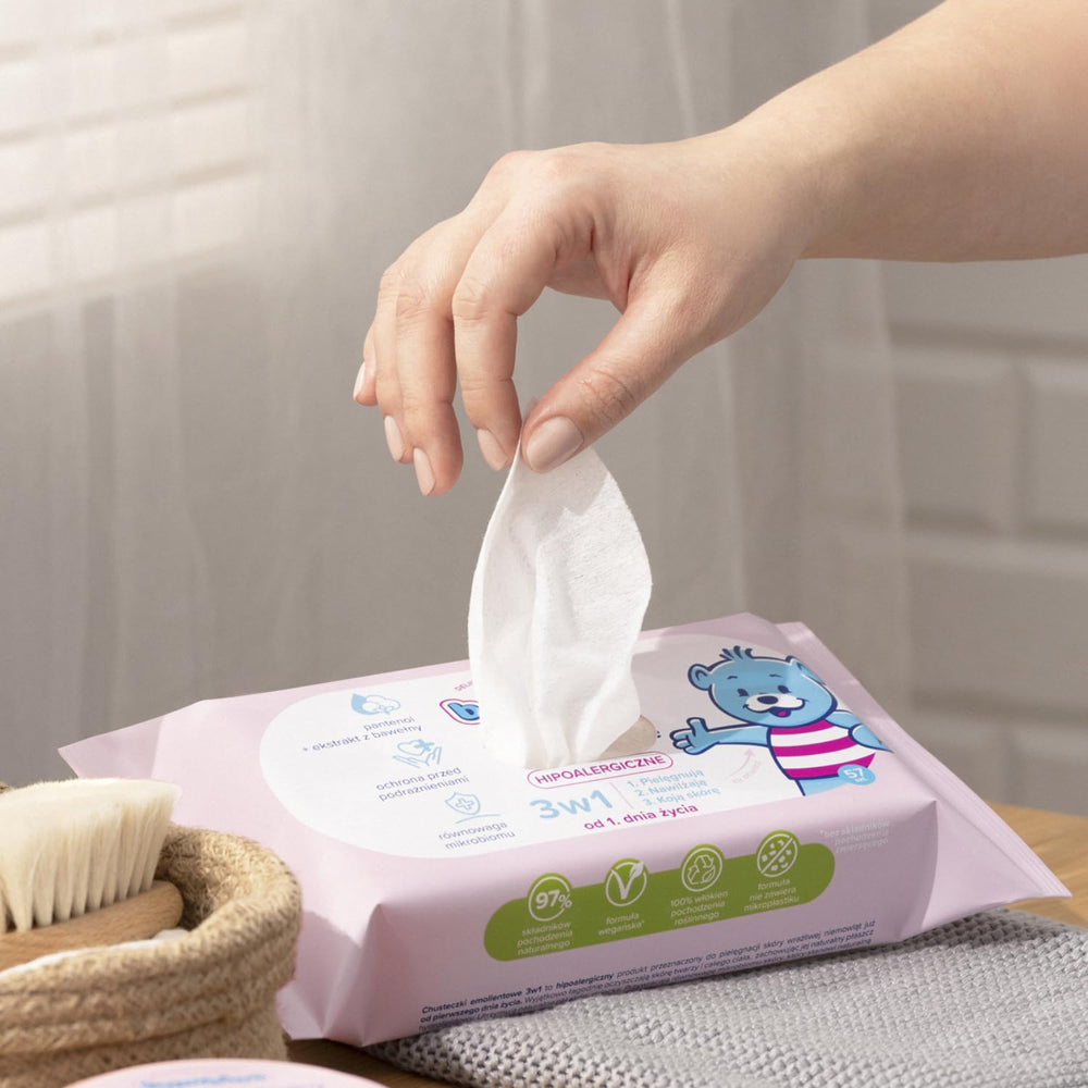 Toallitas 3 en 1 4x57 uds.