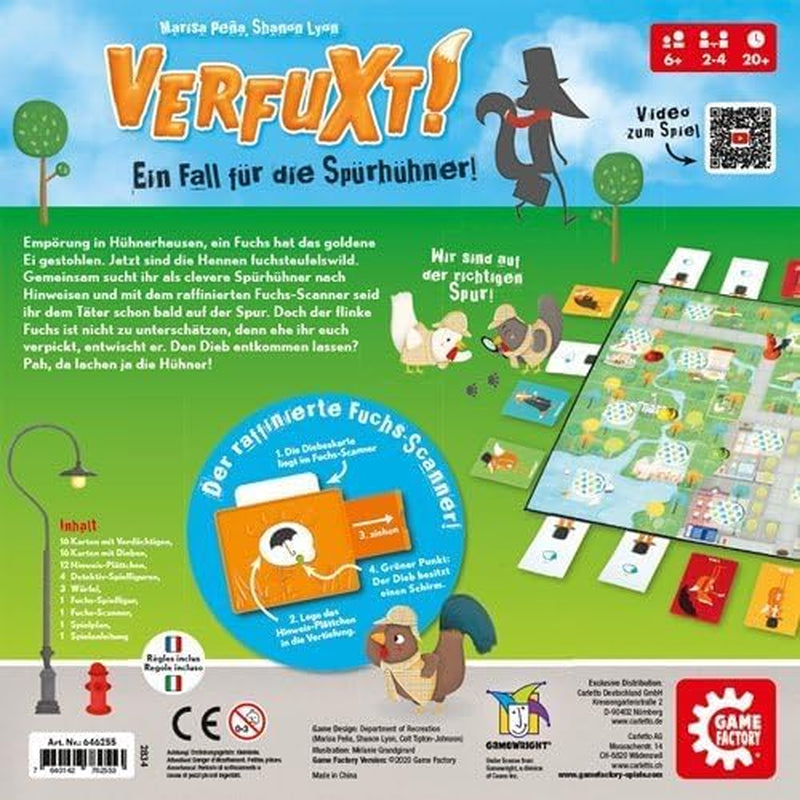 Game Factory 646255 Verfuxt, Joc de detectivi pentru copii cu vârsta de 6 ani și peste, Joc pentru copii