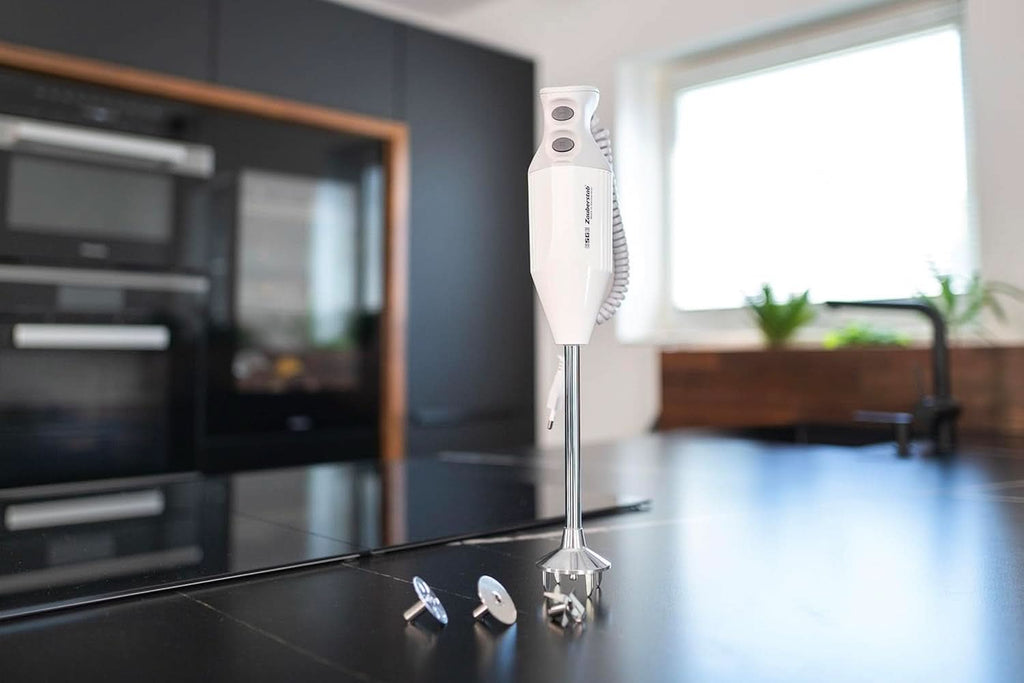 ESGE Zauberstab P 200 Profi, Stabmixer Weiß Inkl. Zubehör, Bis Zu 17.000 U/Min, 90860, Weiß/Grau Bucatarie Naty Shop