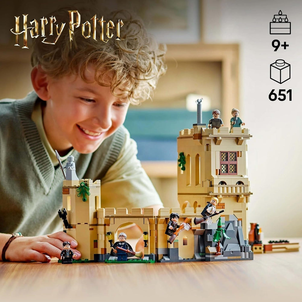 Castillo de Hogwarts LEGO Harry Potter: Lecciones de vuelo Juego de aventuras con 6 minifiguras coleccionables, incluidos Draco Malfoy y la profesora McGonagall Juego de rol para niños y niñas de 9 años 76447 Juegos de construcción Besuche den LEGO-Store
