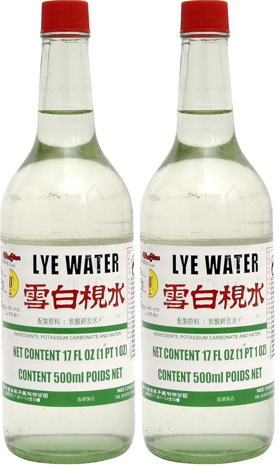 - Solución de carbonato de potasio (1 x 500 ml)