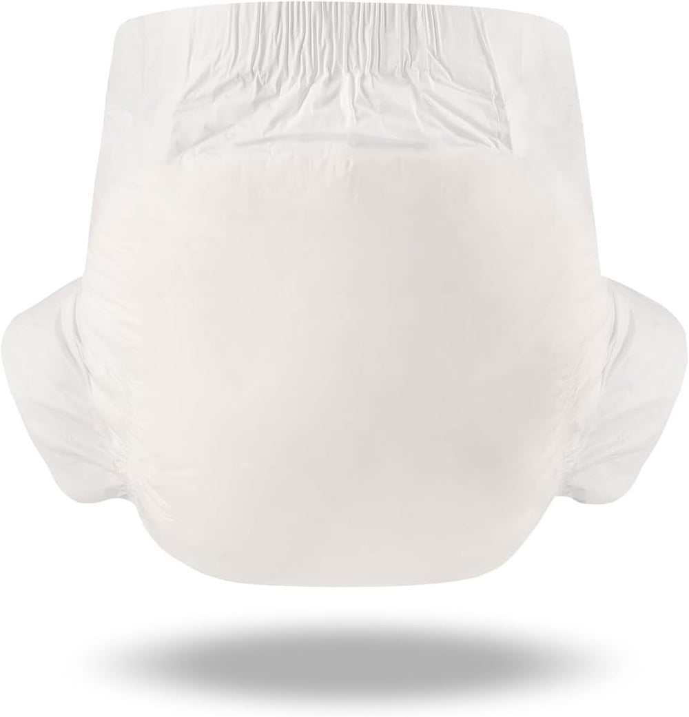 CutiePlusU Pañales para adultos, superficie seca, máxima absorbencia durante la noche, pañal desechable para incontinencia - azul, rosa, blanco, paquete de 3 (mediano 71-96 cm)