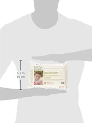 Eco by Naty Baby Care, Toallitas húmedas ecológicas para bebés, sin perfume, 56 pañales