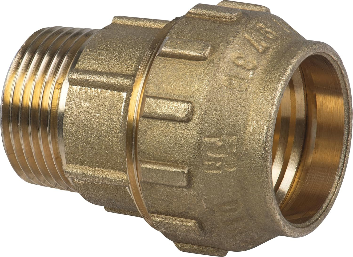 Racord de compresie Cornat - filet exterior Ø 32 mm x 1 inch - alamă - cu un filet exterior - racord pentru țeavă PE-HD / T617532