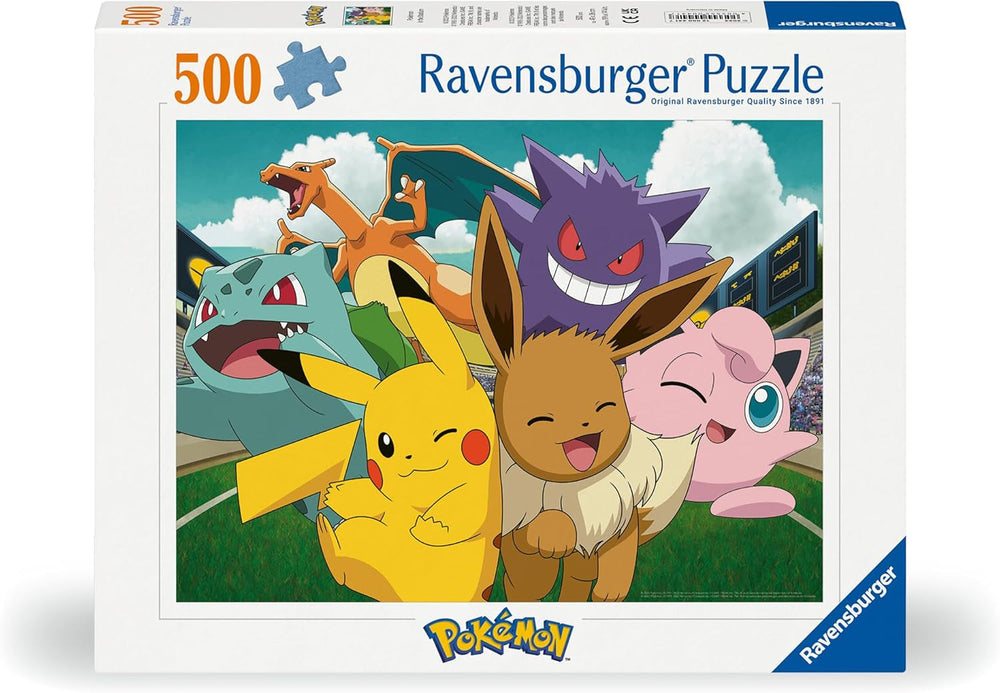 Ravensburger Puzzle 12000441 - Pokémon la stadion - puzzle jigsaw de 500 de piese pentru adulți și copii de peste 12 ani Puzzle Naty Shop